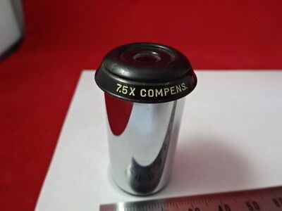 BAUSCH LOMB 7.5X COMPENS OCULAR EYEPIECE + GRID MICROSCOPE PART OPTICS &AM-A-26