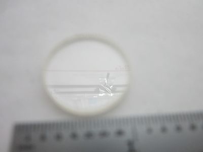 OPTICAL MICROSCOPE PART RETICLE TARGET LENS OPTICS AS IS BIN#N7-31