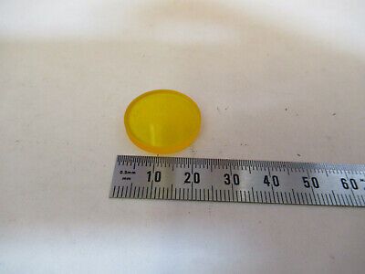 OPTICAL YELLOW GLASS FILTER LENS PRO OPTICS AS PICTURED &P5-A-82