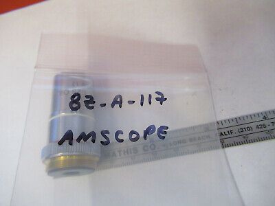 AMSCOPE OBJECTIVE LENS 100X /160 OPTICS MICROSCOPE PART AS PICTURED &8z-a-117