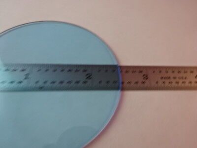 OPTICAL BLUE GLASS FILTER OPTICS AS IS  #83-A-36