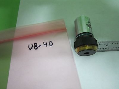 MICROSCOPE PART OBJECTIVE OLYMPUS JAPAN MPLAN 100X OPTICS AS IS BIN#U8-40