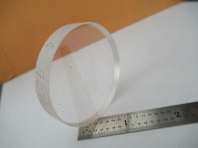 OPTICAL FLAT FUSED SILICA 2" DIAMETER LASER OPTICS AS PICTURED &F5-A-07