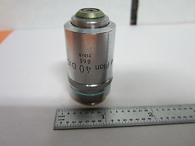 NIKON DIC M PLAN 40X OBJECTIVE MICROSCOPE OPTICS BIN#J7-16