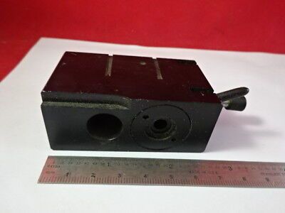 MICROSCOPE PART 563345 IRIS DIAPHRAGM SLIDE LEITZ GERMANY AS PICTURED &95-42