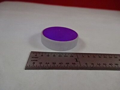 OPTICAL FLAT DICHROIC FILTER LENS OPTICS AS PICTURED &7C-A-09