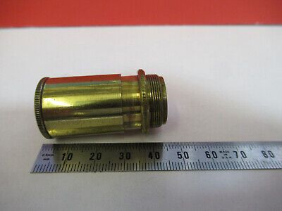 ANTIQUE BRASS WATSON UK 1860s OBJECTIVE MICROSCOPE PART AS PICTURED &F6-B-12