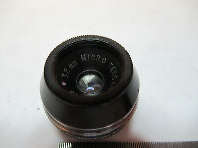 BAUSCH LOMB MICRO TESSAR 32mm OBJECTIVE MICROSCOPE PART AS PICTURED &F1-A-82