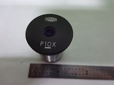 MICROSCOPE EYEPIECE OCULAR OLYMPUS JAPAN P10X OPTICS AS IS BIN#H7-A-23