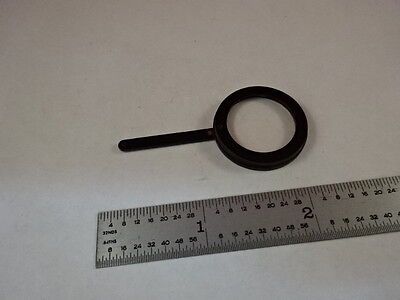 MICROSCOPE PART ZEISS POLARIZER RETARDER SLIDE POL OPTICS AS IS #T2-B-13