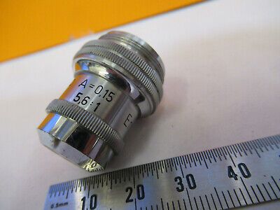 LEITZ WETZLAR GERMANY OBJECTIVE POL 5.6X MICROSCOPE PART AS PICTURED &A2-FT-52