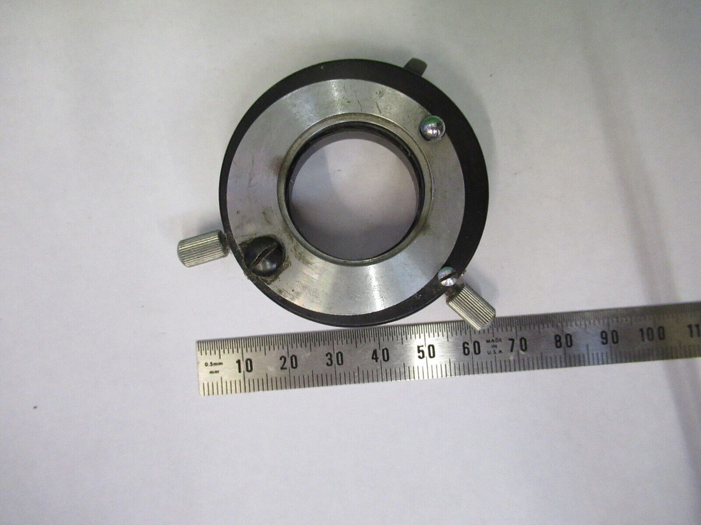 STEINDORFF BERLIN CENTERING COLLAR OPTICS MICROSCOPE PART AS PICTURED W4-B-11