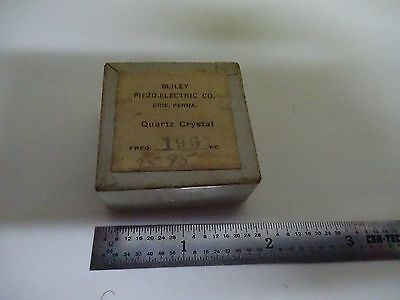 ANTIQUE BLILEY PENNA QUARTZ CRYSTAL BLANK FREQUENCY #W4-04