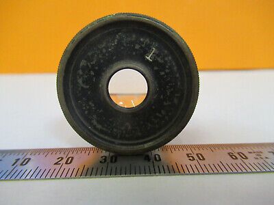 ANTIQUE BAUSCH LOMB EYEPIECE LENS MICROSCOPE PART AS PICTURED &A2-FT-93