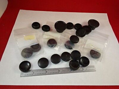 FOR PARTS MICROSCOPE PART LOT PLASTIC OBJECTIVE CAPS AS IS BIN#T1-B-11