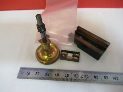 ANTIQUE LEITZ WETZLAR GERMANY KNOB ASSEMBLY MICROSCOPE PART AS PICTURED &B1-B-16