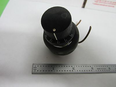 LEITZ RHEOSTAT SWITCH ERGOLUX MIKROSKOP TEILOPTIK WIE BESEHEN BIN#M2-10