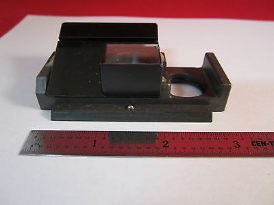 OPTICAL MICROSCOPE MOUNTED PRISM STEREO SCOPE OPTICS BIN#C5-6