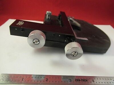 CARL ZEISS GERMANY STAGE TABLE MICROMETER MICROSCOPE PART &92-A-15