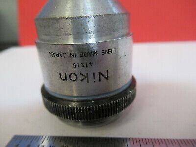 NIKON JAPAN EPI 40X OBJECTIVE LENS MICROSCOPE PART OPTICS AS PICTURED #B1-A-60