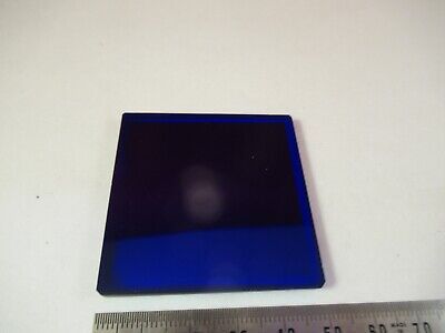 OPTICAL FILTER ASSEMBLY BLUE BALZERS OPTICS AS PICTURED &P7-FT-83