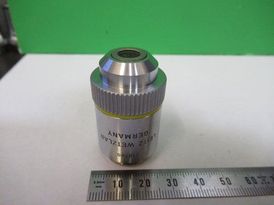 MICROSCOPE EF OBJECTIVE LEITZ 10X /160 LENS GERMANY OPTICS AS PICTURED #S2-C-60