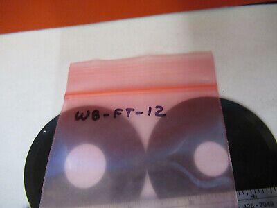 BAUSCH LOMB PAIR STAGE RINGS METALLOGRAPH MICROSCOPE PART AS PICTURED #W8-FT-12