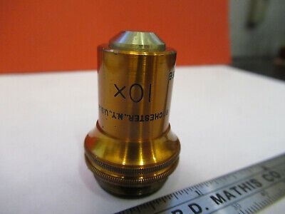 ANTIQUE BAUSCH LOMB APO 10X OBJECTIVE MICROSCOPE PART AS PICTURED &8z-a-112