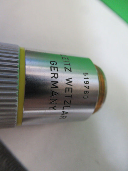 MICROSCOPE EF OBJECTIVE LEITZ 10X /160 LENS GERMANY OPTICS AS PICTURED #S2-C-60