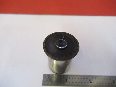 ANTIQUE BAUSCH LOMB EYEPIECE "1" OCULAR OPTICS MICROSCOPE PART AS PIC #H6-A-40