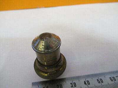 ANTIQUE BAUSCH LOMB 2/3 OBJECTIVE OPTICS MICROSCOPE PART AS PICTURED &W3-B-19