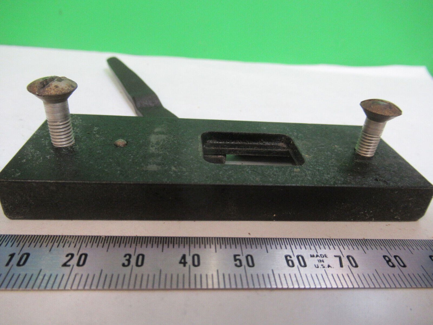 SPENCER POL HARDWARE FIXTURE MICROSCOPE PART AS PICTURED &Z1-A-176