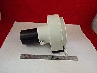 MICROSCOPE PART MAGNIFICATION CHANGER PHOTO TUBE OPTICS AS IS B#Q2-A-03