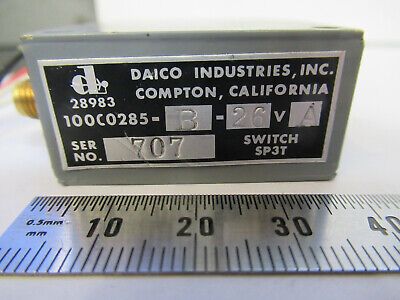 DAICO INDUSTRIES SWITCH SP3T 100C0285-B-26VA SMA CONNECTOR AS PICTURED #2-FT-12