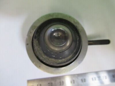 ANTIQUE SPENCER CONDENSER + IRIS OPTICS MICROSCOPE PART AS PICTURED &Q9-A-142