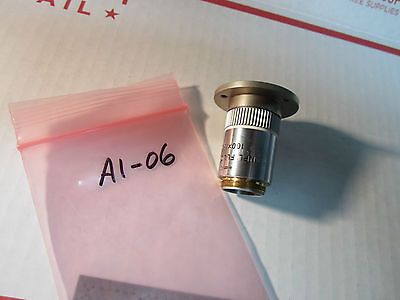 LEITZ WETZLAR GERMANY MICROSCOPE OBJECTIVE 100X FLUOTAR OPTICS BIN#A1-06