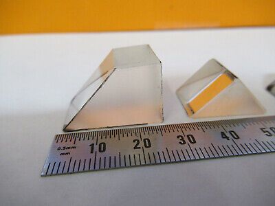 AO SPENCER LOT GLASS PRISM HEAD OPTICS MICROSCOPE PART AS PICTURED &8Y-A-92