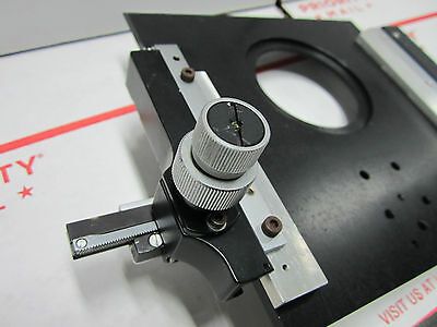 MICROSCOPE PART ZEISS GERMANY iii STAGE MICROMETER WAFER INSPECTION AS IS BIN#27