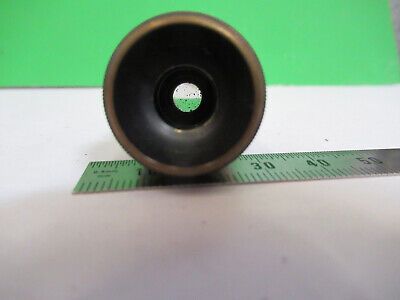 ANTIQUE BRASS BAUSCH LOMB OBJECTIVE MICROSCOPE PART OPTICS AS PICTURED &z9-a-112