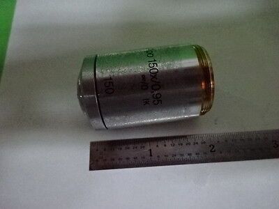 MICROSCOPE PART REICHERT POLYVAR OBJECTIVE DIC APO IK 150X OPTICS AS IS #AI-22