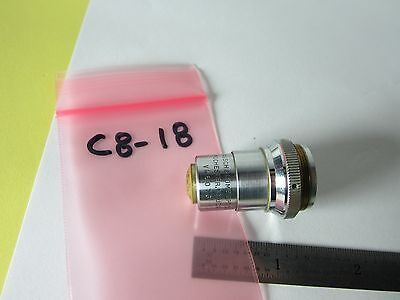 MICROSCOPE PART OBJECTIVE 10X BAUSCH LOMB OPTICS BIN#C8-18