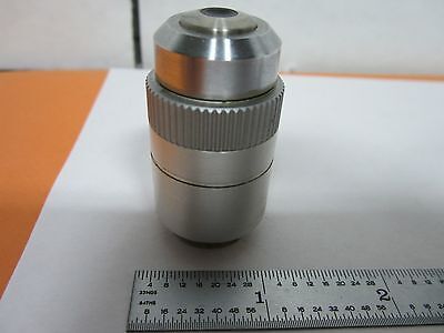 MICROSCOPE PART OBJECTIVE LEITZ WETZLAR GERMANY OPTICS AS IS BIN#K9-48