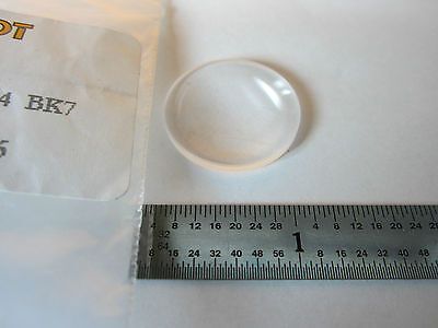 OPTICAL MELLES GRIOT LENS PL CONVEX 25.4mm DIAMETER & FL LASER OPTICS BIN#31-02