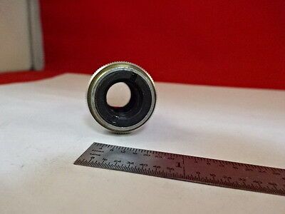 MICROSCOPE PART OBJECTIVE BAUSCH LOMB 10X OPTICS AS IS #AO-27