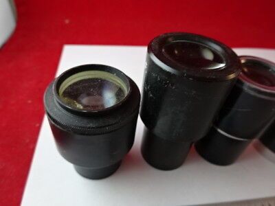 for parts LOT EYEPIECES OPTICAL AO BL MICROSCOPE PART OPTICS AS IS #F3-A-03