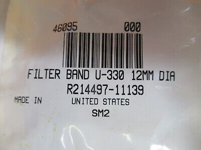 OPTICAL EDMUND FILTER U-330 LASER OPTICS AS PICTURED R5-A-74