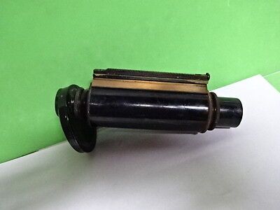 MICROSCOPE PART BRASS SPENCER VINTAGE TUBUS + NOSEPIECE AS IS #B2-M-21