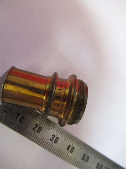 ANTIQUE  BRASS SPENCER OBJECTIVE 16mm MICROSCOPE PART AS PICTURED G4-A-95