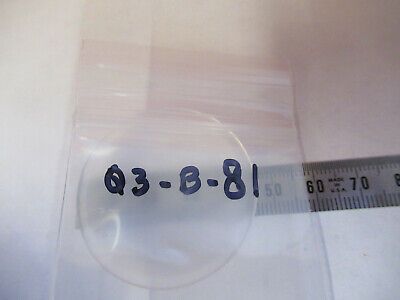 OPTICAL PLANO CONVEX PL CX DIFFUSER LENS MICROSCOPE PART AS PICTURED &Q3-B-81