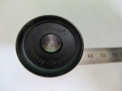 ANTIQUE BUSCH  GERMANY EYEPIECE 25X OPTICS MICROSCOPE PART AS PICTURED &W6-A-73